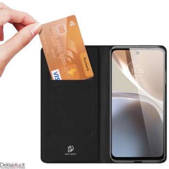 Dux Ducis Skin Pro dirbtinės odos dėklas - juodas (Motorola Moto G32) Dux Ducis Skin Pro dirbtinės odos dėklas - juodas (Motorola Moto G32)